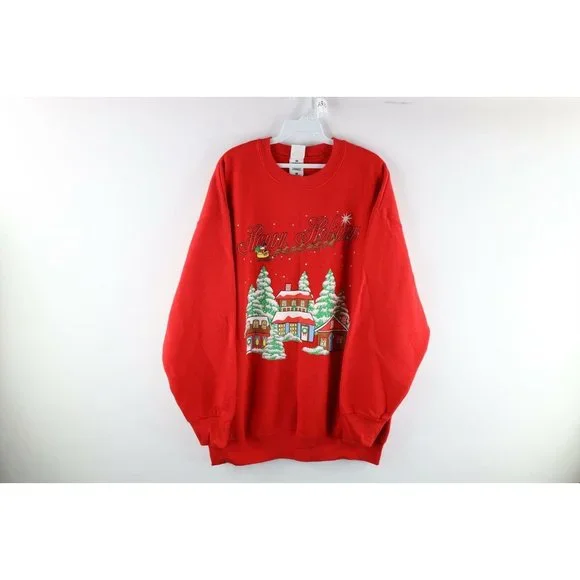 Vintage Tops Vintage 9s Womens Xl Happy Holidays Christmas